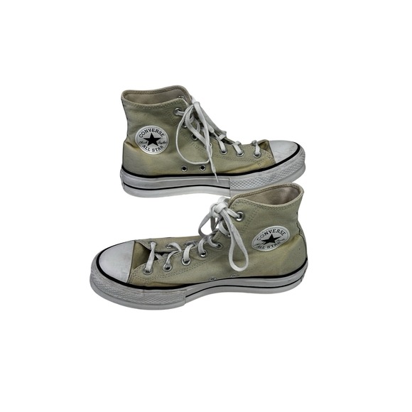 Converse Women's Chuck Taylor All Star Beige High Top‎ Sneaker Sz 9 Basketball - Picture 13 of 14